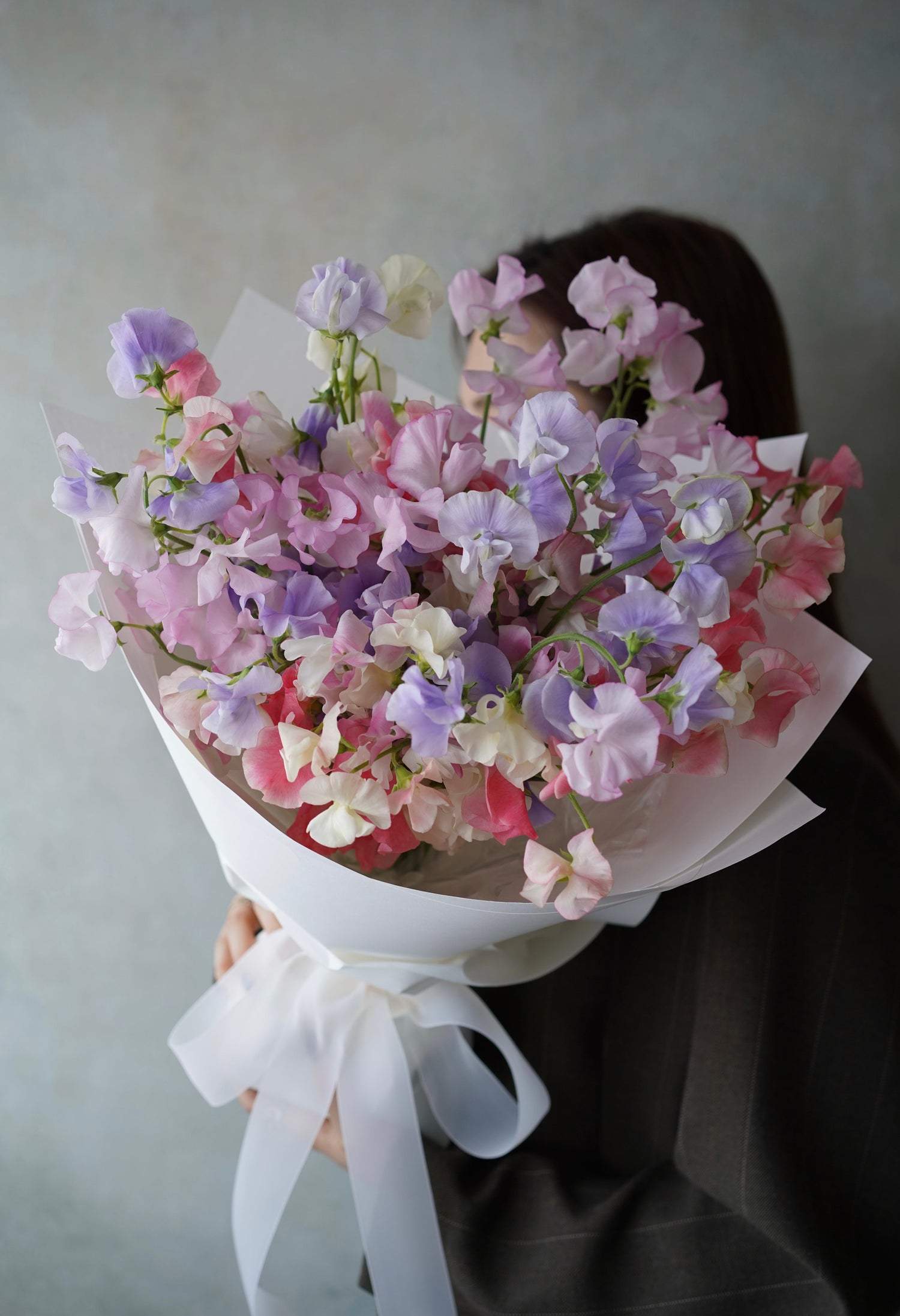 Sweet Peas Flower Bouquet